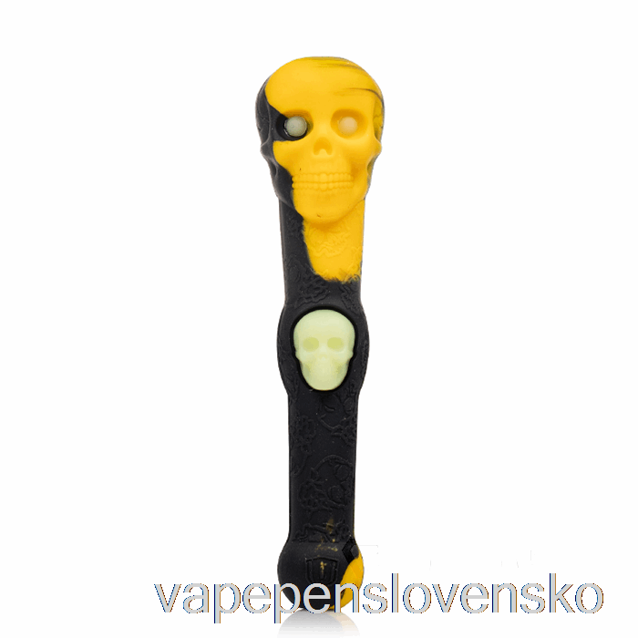 Stratus Skull Dipper Silikónový Slamkový Sol (čierna / žltá) Vape Pero